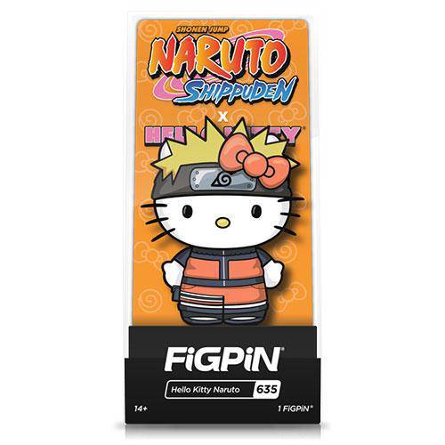 FiGPiN Enamel Pin - Naruto x Hello Kitty - Select Figure(s) - by FiGPiN