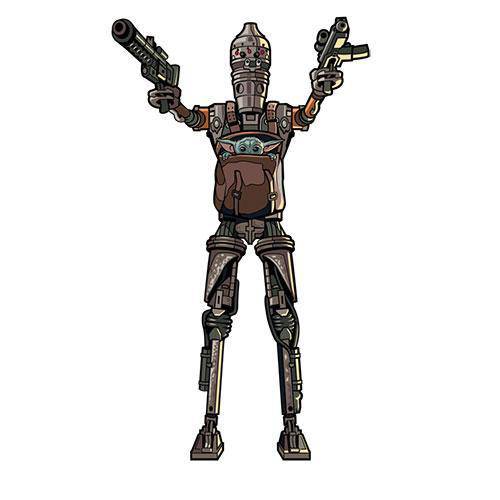 FiGPiN Enamel Pin - Star Wars - The Mandalorian - Select Figure(s) - by FiGPiN