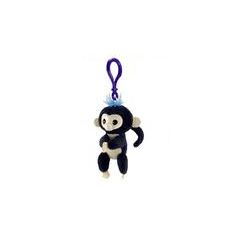 Fingerlings Plush Clip On - Black - by Wow Wee