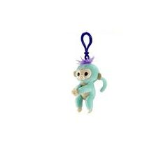 Fingerlings Plush Clip On - Turquoise - by Wow Wee