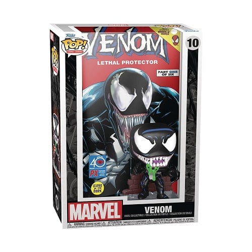 Funko #10 Marvel Venom Glow-in-the-Dark Pop! Lethal Protector Comic Cover Previews Exclusive - by Funko