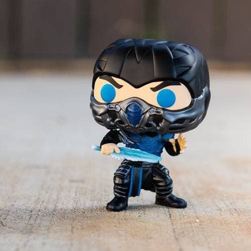 Funko #1057 Mortal Kombat 2021 Sub-Zero Glow-in-the-Dark Pop! Vinyl Figure - Entertainment Earth Exclusive - by Funko