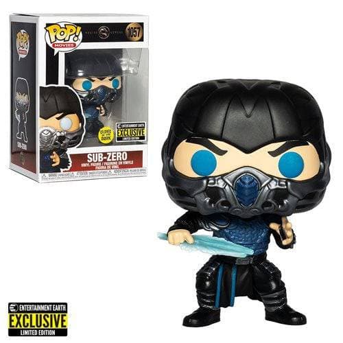 Funko #1057 Mortal Kombat 2021 Sub-Zero Glow-in-the-Dark Pop! Vinyl Figure - Entertainment Earth Exclusive - by Funko