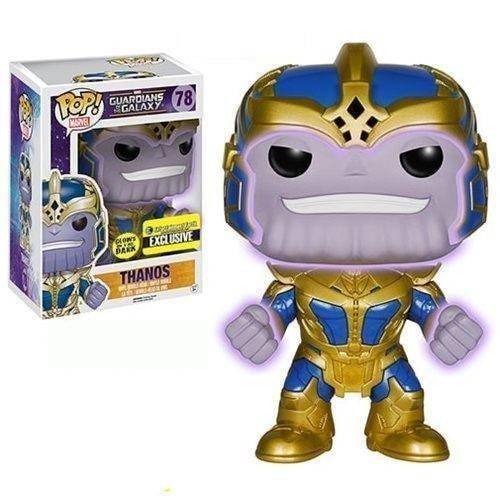 Funko 78 - Marvel GOTG - Thanos Glow-in-the-Dark 6-Inch Pop! Vinyl Bobble Head - by Funko