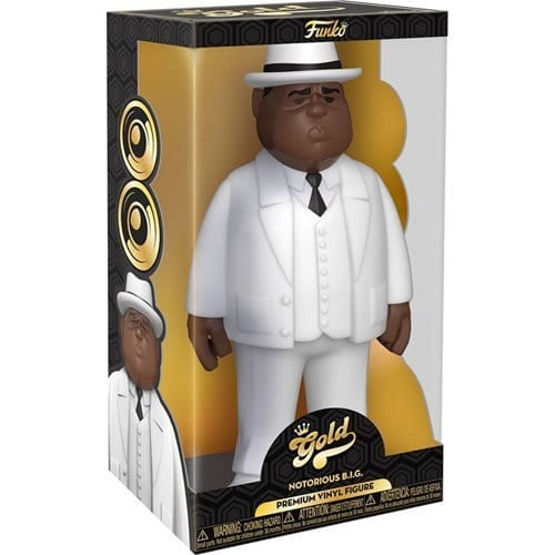 Funko Biggie Smalls White Suit 12-Inch Vinyl Gold Figure - by Funko