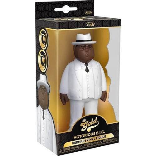 Funko Biggie Smalls White Suit 5-Inch Vinyl Gold Figure - by Funko