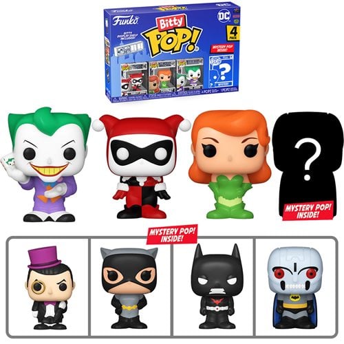 Funko Bitty Pop! Batman 1966 Mini-Figure 4-Pack - Select Set(s) - by Funko