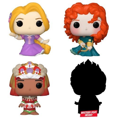 Funko Bitty Pop! Disney Princesses Mini-Figure 4-Pack - Select Set(s) - by Funko