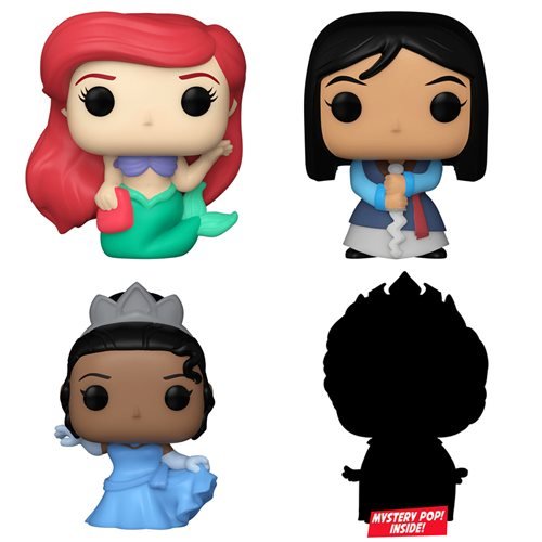 Funko Bitty Pop! Disney Princesses Mini-Figure 4-Pack - Select Set(s) - by Funko