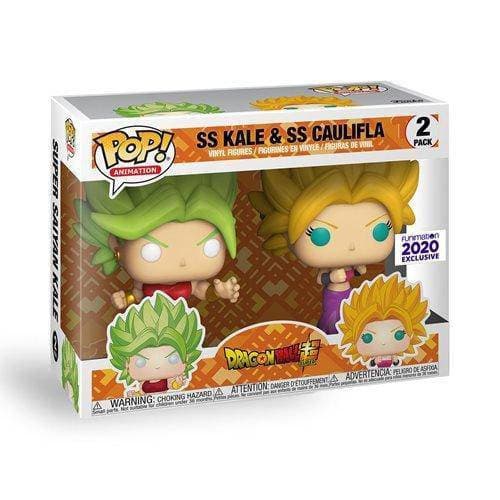 Funko Dragon Ball Super Super Saiyan Kale and SS Caulifla Pop! Vinyl 2-Pack - Funimation 2020 Exclusive - by Funko