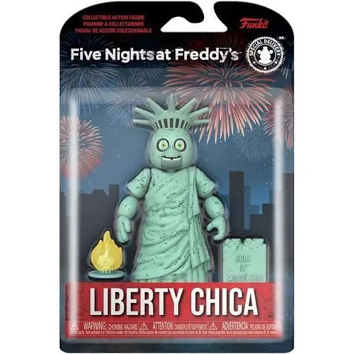 Funko Five Nights at Freddy's: Dreadbear Liberty Chica 5-Inch Action Figure - by Funko