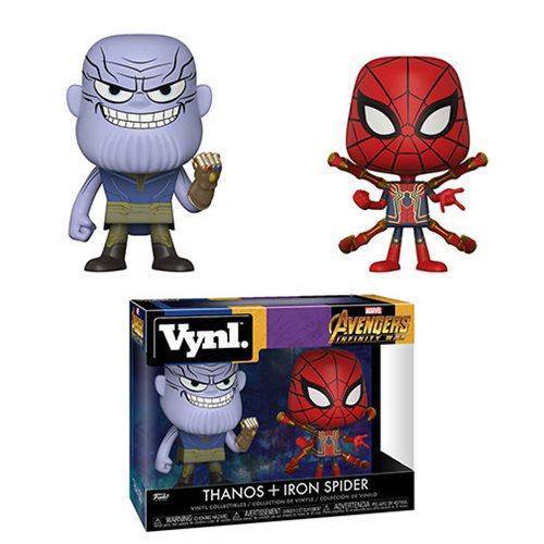 Funko Marvel Avengers Infinity War Thanos and Iron Spider VYNL Figure 2-Pack - by Funko