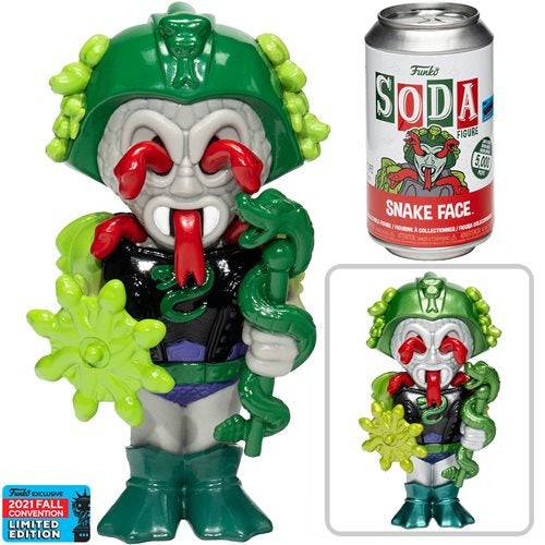 Funko Masters of the Universe Snake Face Vinyl Soda Figure - 2021 Convention Exclusive - by Funko