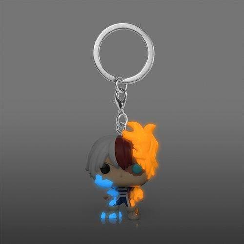 Funko My Hero Academia Shoto Todoroki GITD Pocket Pop! Key-chain - AAA Anime Exclusive - by Funko