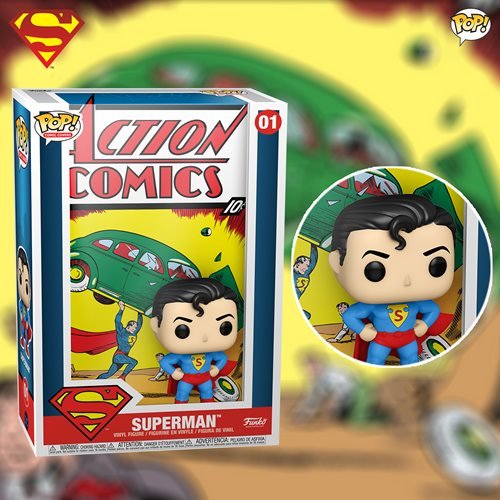Funko Pop! #1 Superman Comic Cover Figure with Case - by Funko
