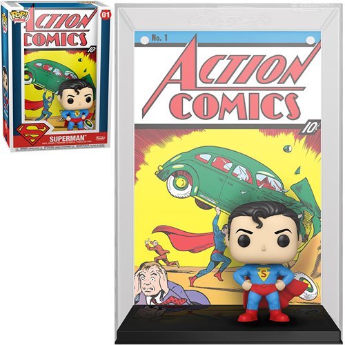 Funko Pop! #1 Superman Comic Cover Figure with Case - by Funko
