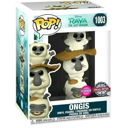 Funko Pop! 1003 Disney Raya and the Last Dragon Ongis Flocked Vinyl Figure - Special Edition - by Funko