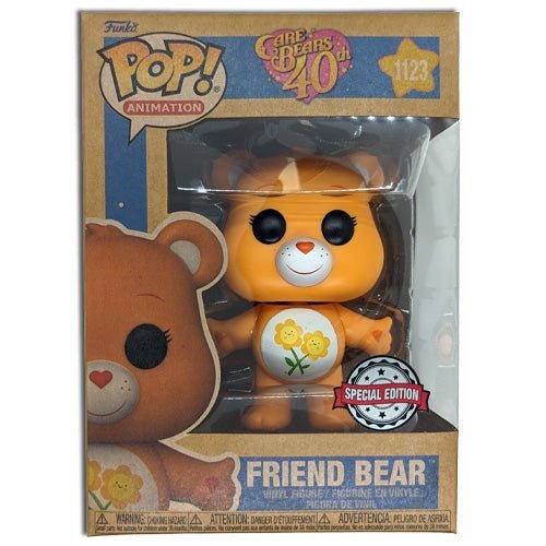 Funko Pop! 1123 Care Bears 40th Anniversary Friend Bear Vinyl Figure - Special Edition - by Funko