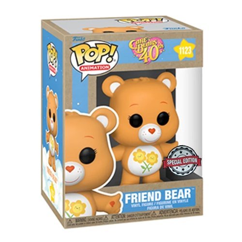 Funko Pop! 1123 Care Bears 40th Anniversary Friend Bear Vinyl Figure - Special Edition - by Funko