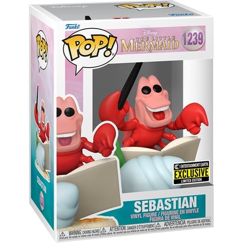 Funko Pop! 1239 Disney - The Little Mermaid - Sebastian Vinyl Figure - Entertainment Earth Exclusive - by Funko