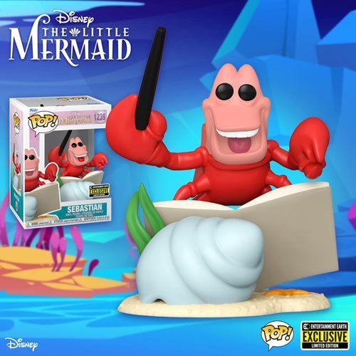 Funko Pop! 1239 Disney - The Little Mermaid - Sebastian Vinyl Figure - Entertainment Earth Exclusive - by Funko