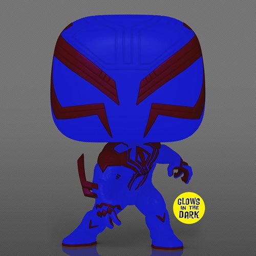 Funko Pop! 1267 - Marvel - Spider-Man: Across the Spider-Verse - Spider-Man 2099 Glow-in-the-Dark Vinyl Figure - Entertainment Earth Exclusive - by Funko