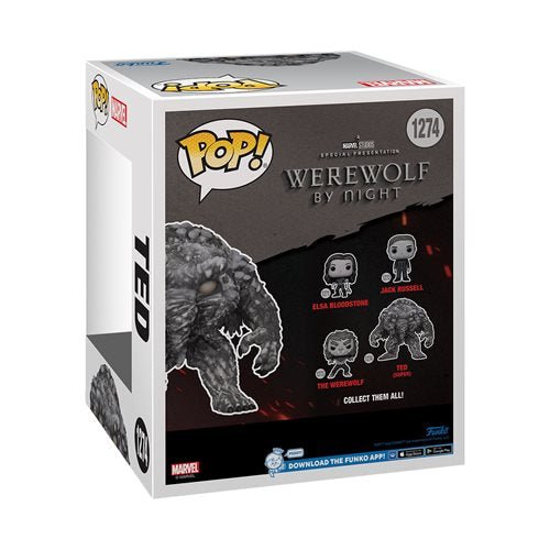 Funko Pop! 1274 - Marvel Werewolf by Night - Ted Vinyl Figure - Super Size - by Funko