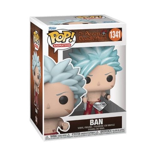 Funko Pop! 1341 Animation - Seven Deadly Sins - Ban Vinyl Figure - Diamond Collection Glitter - by Funko