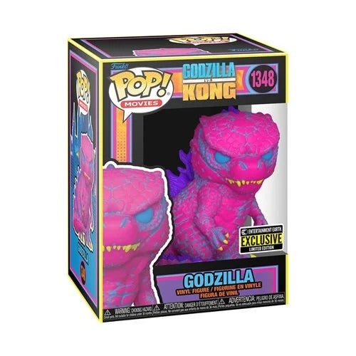 Funko Pop! 1348 - Godzilla vs. Kong - Godzilla Black Light Vinyl Figure - Entertainment Earth Exclusive - by Funko