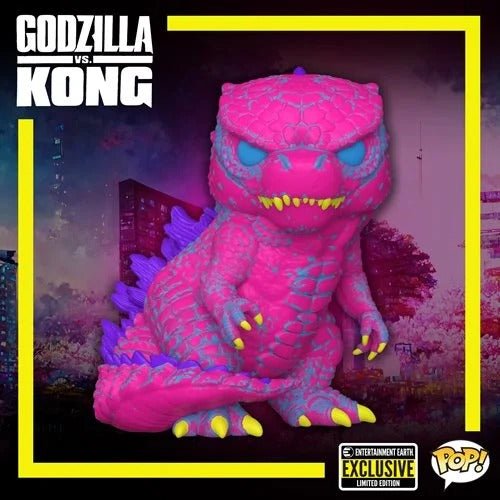 Funko Pop! 1348 - Godzilla vs. Kong - Godzilla Black Light Vinyl Figure - Entertainment Earth Exclusive - by Funko