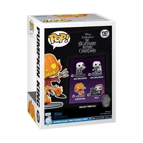 Funko Pop! 1357 - Nightmare Before Christmas 30th Anniversary Pumpkin King Scented Vinyl Figure - Entertainment Earth Exclusive - by Funko