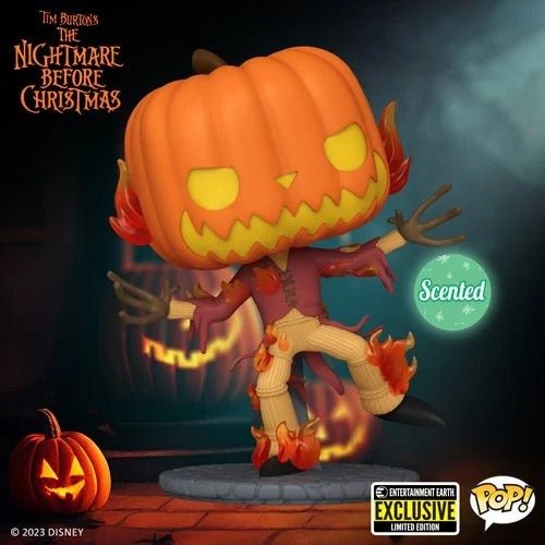 Funko Pop! 1357 - Nightmare Before Christmas 30th Anniversary Pumpkin King Scented Vinyl Figure - Entertainment Earth Exclusive - by Funko