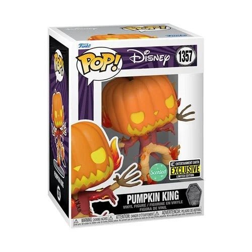 Funko Pop! 1357 - Nightmare Before Christmas 30th Anniversary Pumpkin King Scented Vinyl Figure - Entertainment Earth Exclusive - by Funko