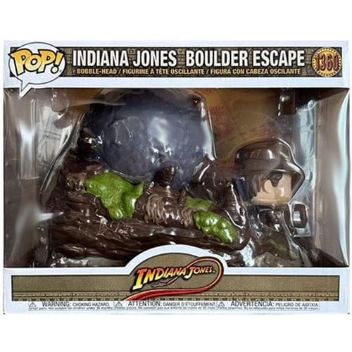 Funko Pop! 1360 Indiana Jones and Raiders of the Lost Ark Boulder Escape Moment - by Funko