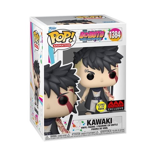 Funko Pop! 1384 Animation - Boruto - Kawaki Vinyl Figure - Glow-in-the-Dark AAA Exclusive - by Funko