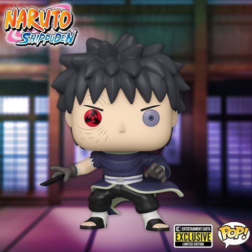 Funko Pop! 1400 Animation - Naruto: Shippuden - Obito Uchiha Unmasked Vinyl Figure - Entertainment Earth Exclusive - by Funko