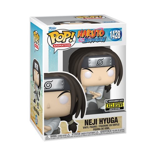 Funko Pop! 1428 Animation - Naruto: Shippuden - Neji Hyuga Vinyl Figure - Entertainment Earth Exclusive - by Funko