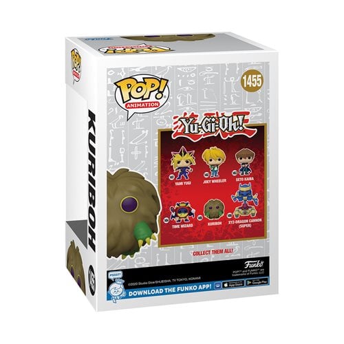 Funko Pop! 1455 Animation - Yu-Gi-Oh! Kuriboh Flocked and Glow-in-the-Dark AAA Exclusive - by Funko