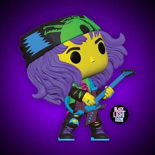 Funko Pop! 1462 TV - Stranger Things Eddie with Guitar Blacklight Vinyl Figure - Entertainment Earth Exclusive - by Funko