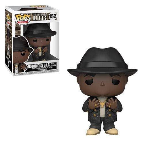 Funko Pop! 152 Pop Rocks- Notorious B.I.G. with Fedora vinyl figure - by Funko