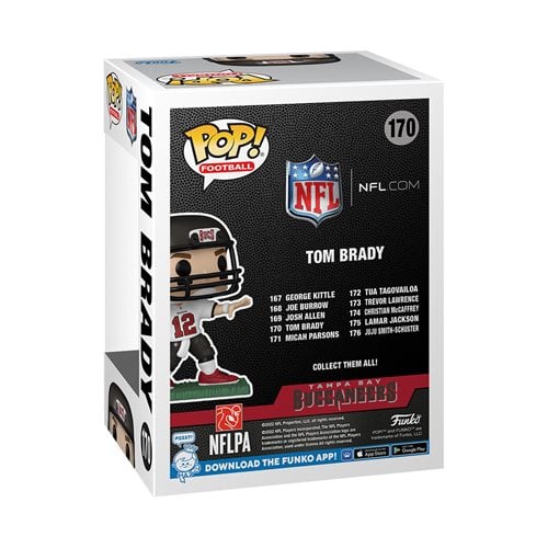 Funko Pop! 170 NFL Buccaneers Tom Brady Vinyl Figure - by Funko