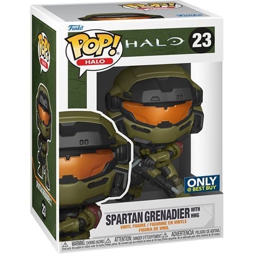 Funko Pop! 23 - Halo Infinite Spartan Grenadier Vinyl Figure - Best Buy Exclusive - by Funko