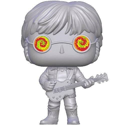 Funko Pop! 246 Rocks - John Lennon with Psychedelic Shades vinyl figure - Entertainment Earth Exclusive - by Funko