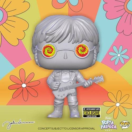 Funko Pop! 246 Rocks - John Lennon with Psychedelic Shades vinyl figure - Entertainment Earth Exclusive - by Funko