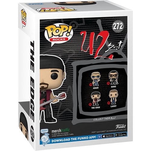 Funko Pop! 272 Rocks - U2 - The Edge Vinyl Figure - by Funko