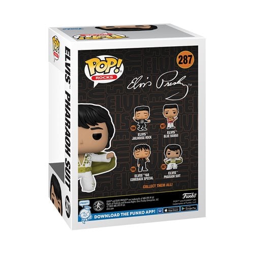 Funko Pop! 287 Rocks - Elvis Presley Pharaoh Suit Vinyl Figure - by Funko