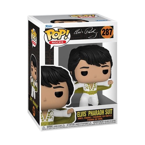 Funko Pop! 287 Rocks - Elvis Presley Pharaoh Suit Vinyl Figure - by Funko