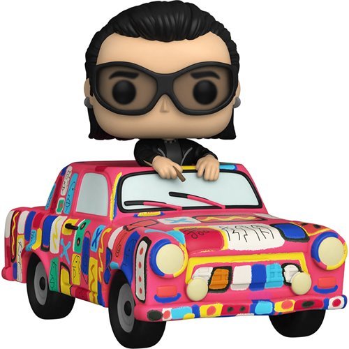 Funko Pop! 293 Rides - U2 - Bono with Achtung Baby Car Deluxe Vinyl Figure - by Funko