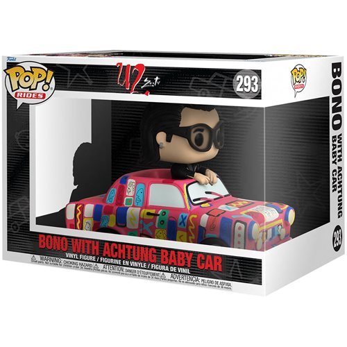 Funko Pop! 293 Rides - U2 - Bono with Achtung Baby Car Deluxe Vinyl Figure - by Funko