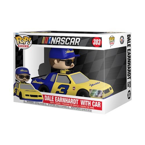 Funko Pop! 303 Rides - NASCAR Dale Earnhardt with Car Deluxe Vinyl Figure - by Funko